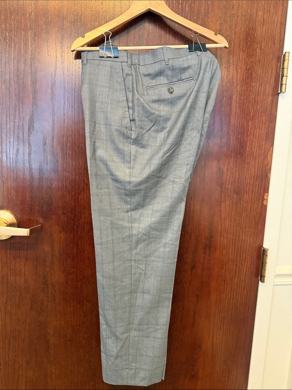 Ermenegildo Zegna Couture Gray Wool and Silk Dress Pants XXX